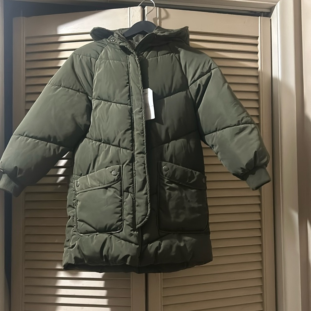 Brand New Army Green Zara Girl Jacket